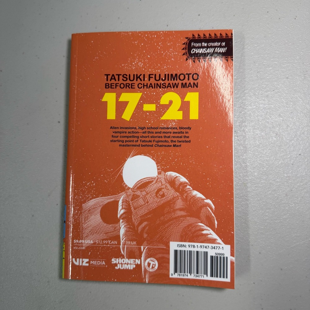 Tatsuki Fujimoto Before Chainsaw Man 17-21 Manga VIZ Media Shonen Jump Paperback
